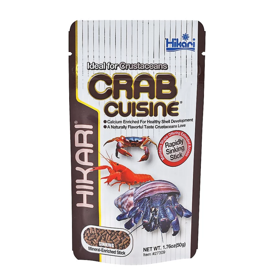 Premium Hikari Crab Cuisine Crustacean Food for Hermit Crabs & Aquatic Pets – Nutritious Diet by PetSmart