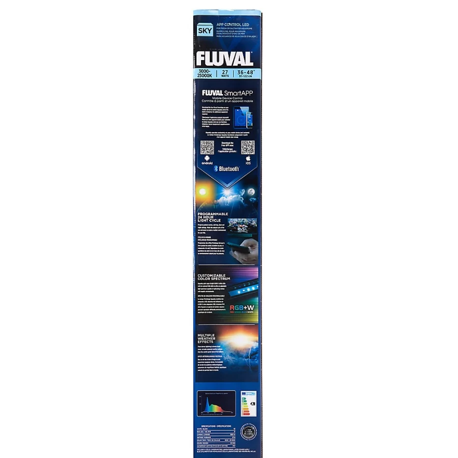 PetSmart Fluval AQUASKY 27W LED Aquarium Light for Fish Tanks - Energy-Efficient Lighting
