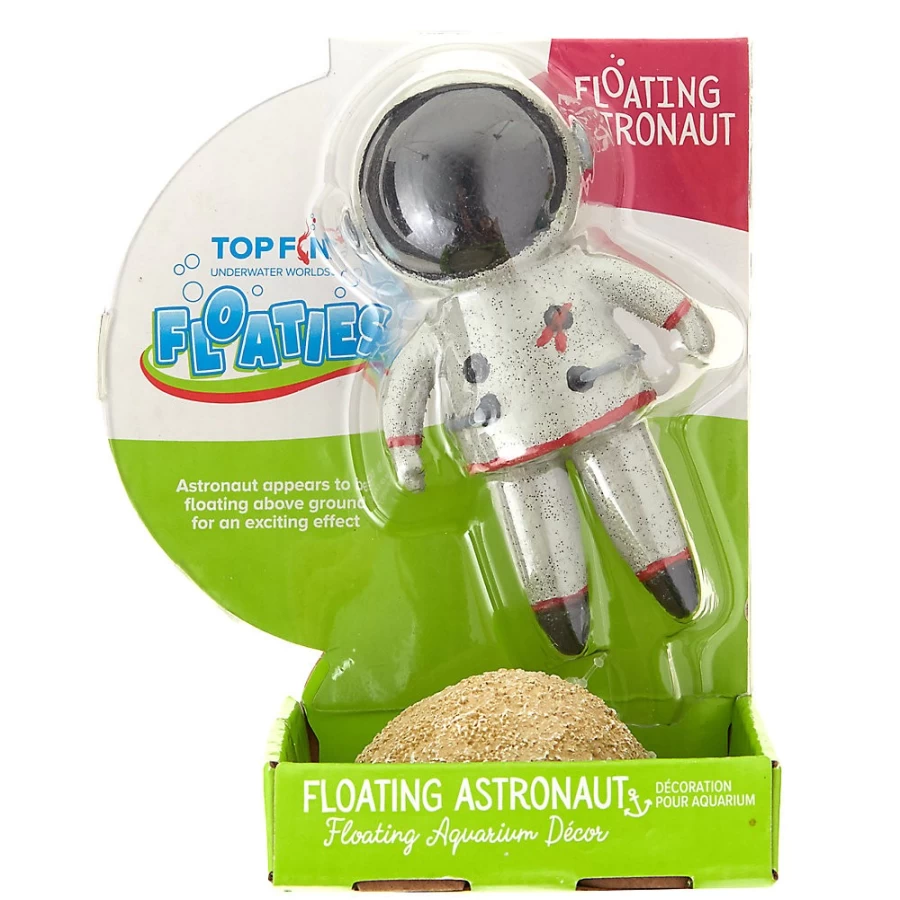 PetSmart Top Fin Floaties Floating Astronaut Fish Tank Decor for Aquariums