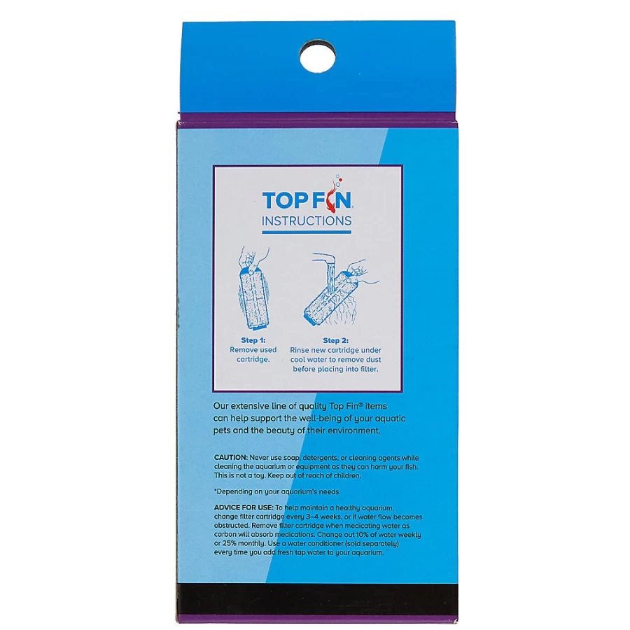 PetSmart Top Fin IF-M 4-in-1 Aquarium Filter Cartridges for Multi-Stage Filtration