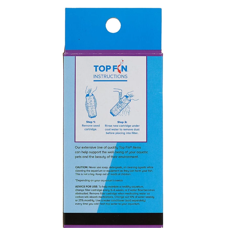 PetSmart Top Fin IF-S 4-in-1 Aquarium Filter Cartridges for Optimal Water Clarity