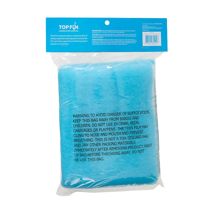 PetSmart Top Fin U-Media Filter Fiber Pad for Aquarium Filtration