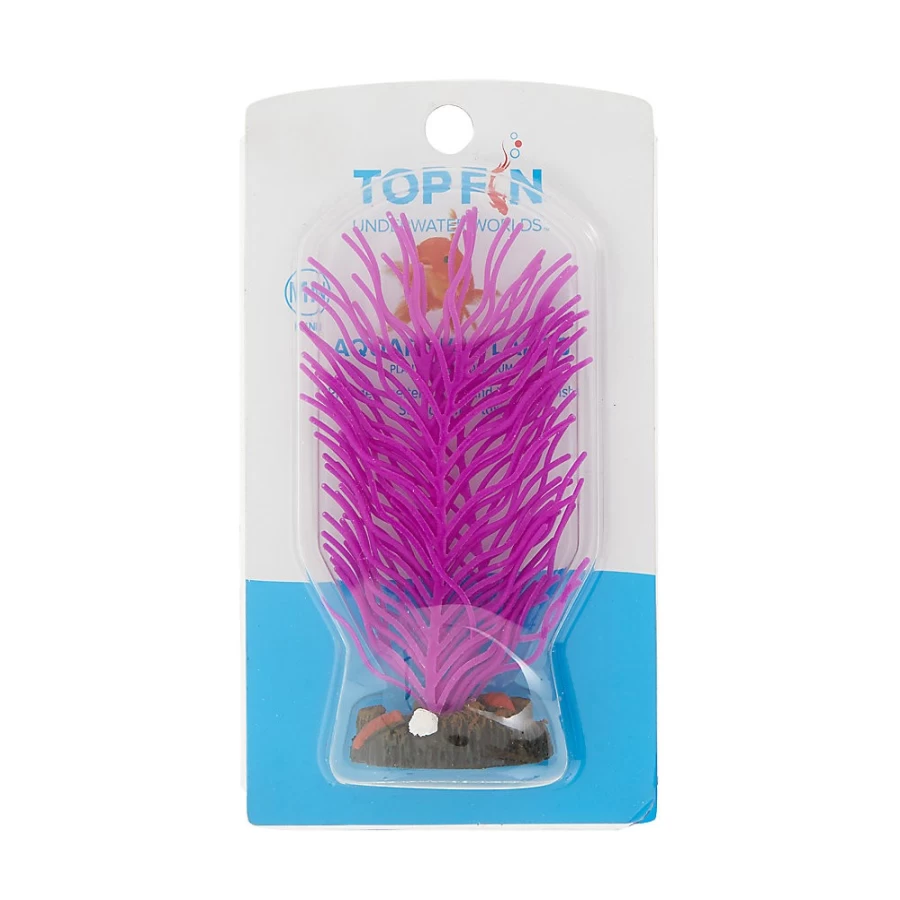 PetSmart Top Fin 4-Inch Artificial Movable Aquarium Decoration for Fish Tanks