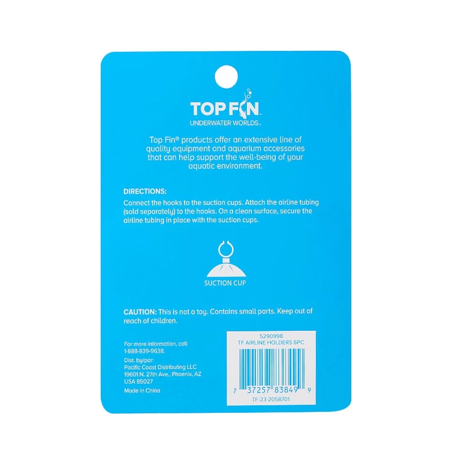 PetSmart Top Fin Aquarium Airline Holders – Secure Fish Tank Tubing Clips for Organized Setup