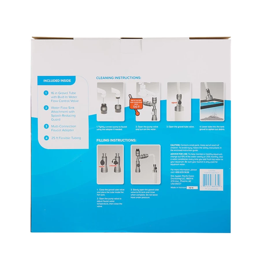 PetSmart Top Fin Aquarium Water Changer – Easy Fish Tank Maintenance Tool
