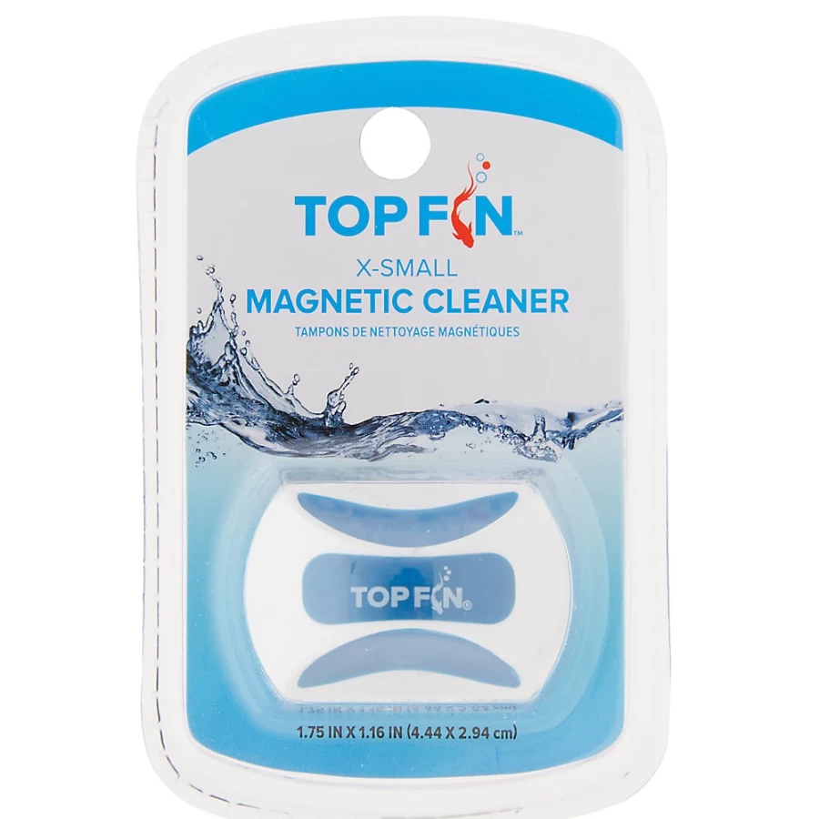PetSmart Top Fin X-Small Magnetic Aquarium Cleaner for Small Fish Tanks – Easy Algae Removal Tool