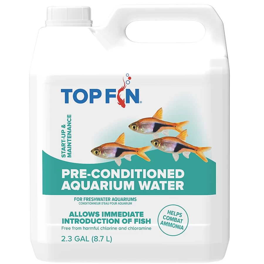 PetSmart Top Fin Pre-Conditioned Aquarium Water for Healthy Fish – Ready to Use
