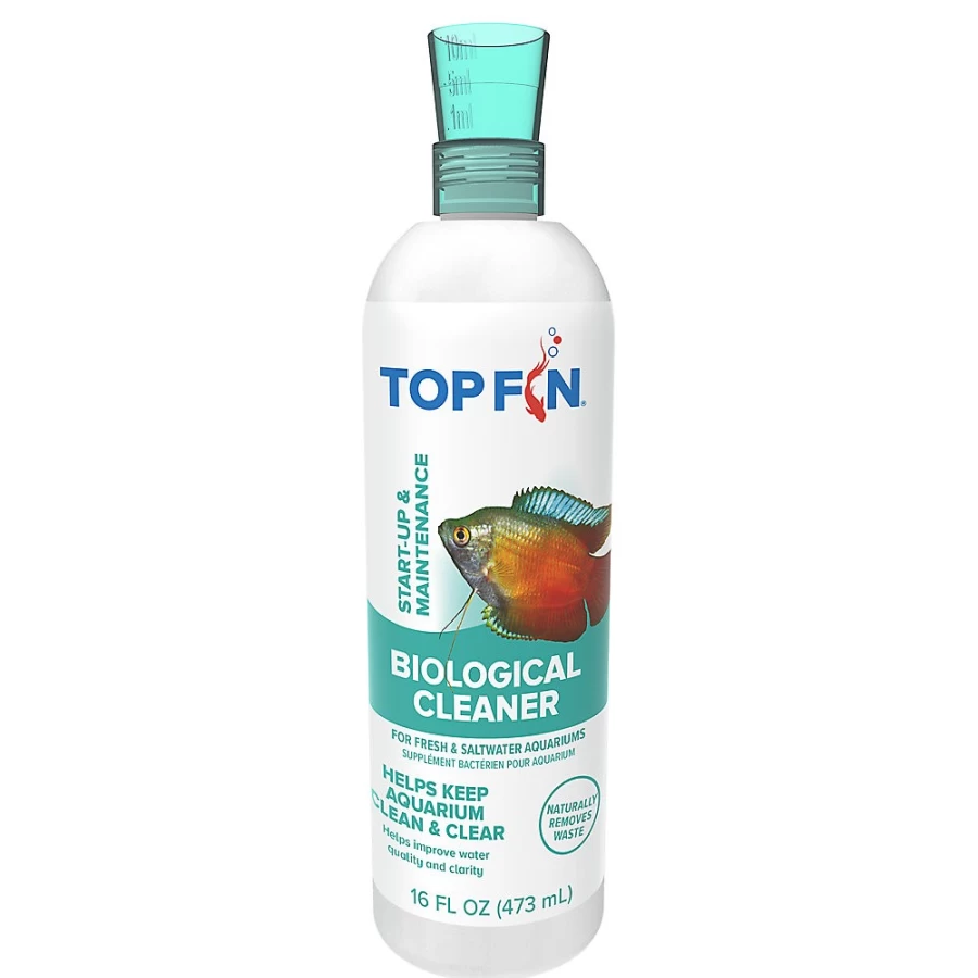 PetSmart Top Fin Biological Aquarium Cleaner – Maintain Crystal Clear Fish Tank Water