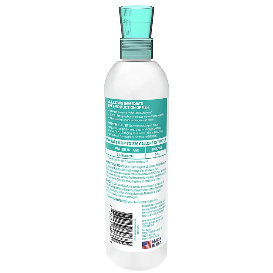PetSmart Top Fin ReadiStart Nitrifying Bacteria - Quick Aquarium Cycling Starter for Fish Tanks