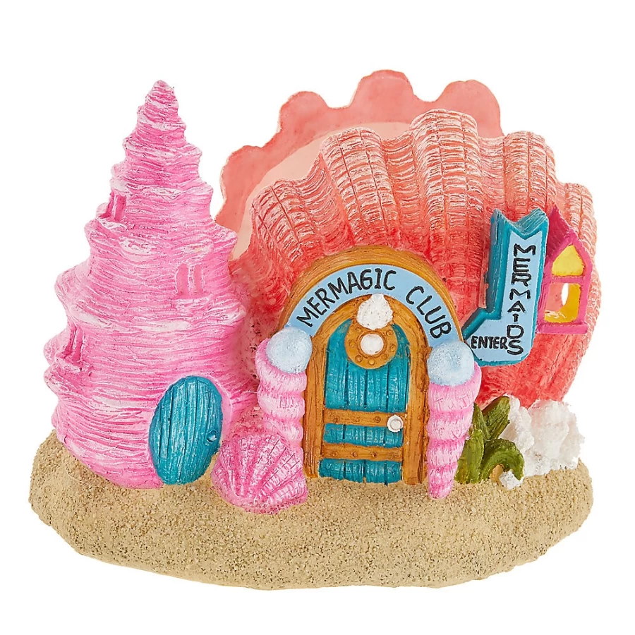 PetSmart Top Fin Mermaid Club Aquarium Decoration - Unique Fish Tank Ornament for Aquatic Decor