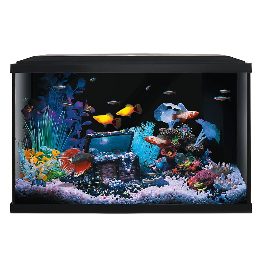 PetSmart Top Fin ColorPop LED Aquarium Starter Kit - 7 Color-Changing Lights for Fish Tanks