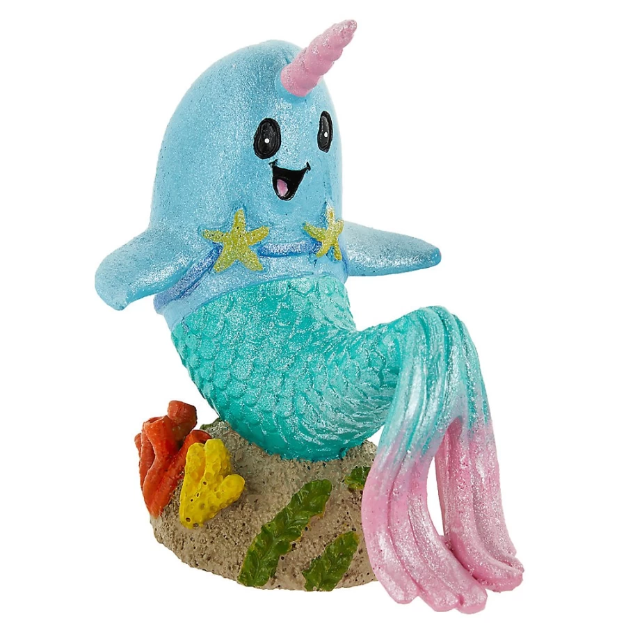 PetSmart Top Fin Mer-Wal Aquarium Decoration - Unique Underwater Ornament for Fish Tanks