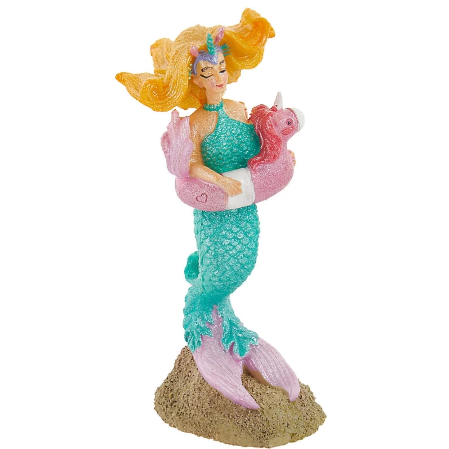 PetSmart Top Fin Mermaid Aquarium Decoration with Floating Feature for Fish Tanks