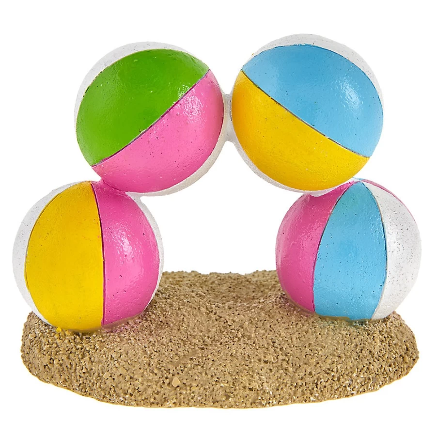 PetSmart Top Fin Colorful Beach Balls Aquarium Decor for Fish Tanks
