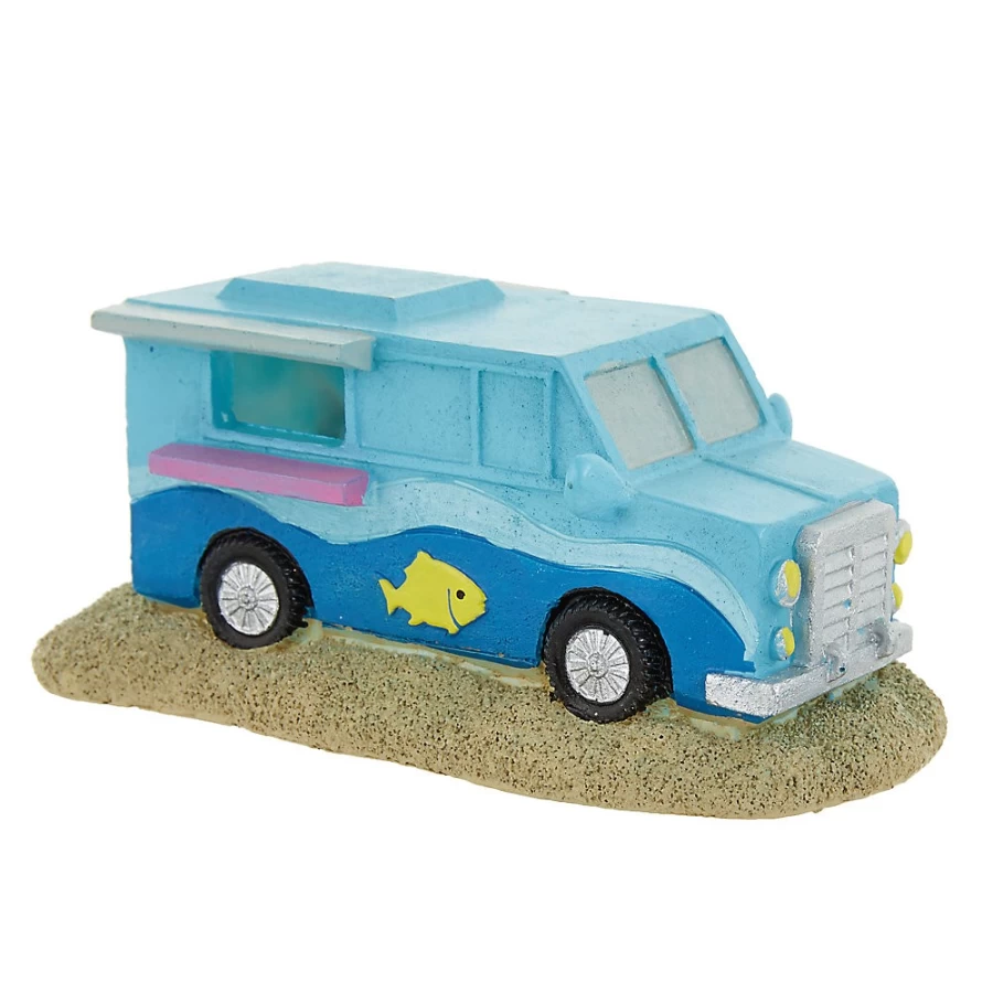 PetSmart Top Fin Taco Truck Fish Tank Decoration - Fun Aquarium Ornament for Your Underwater Scene