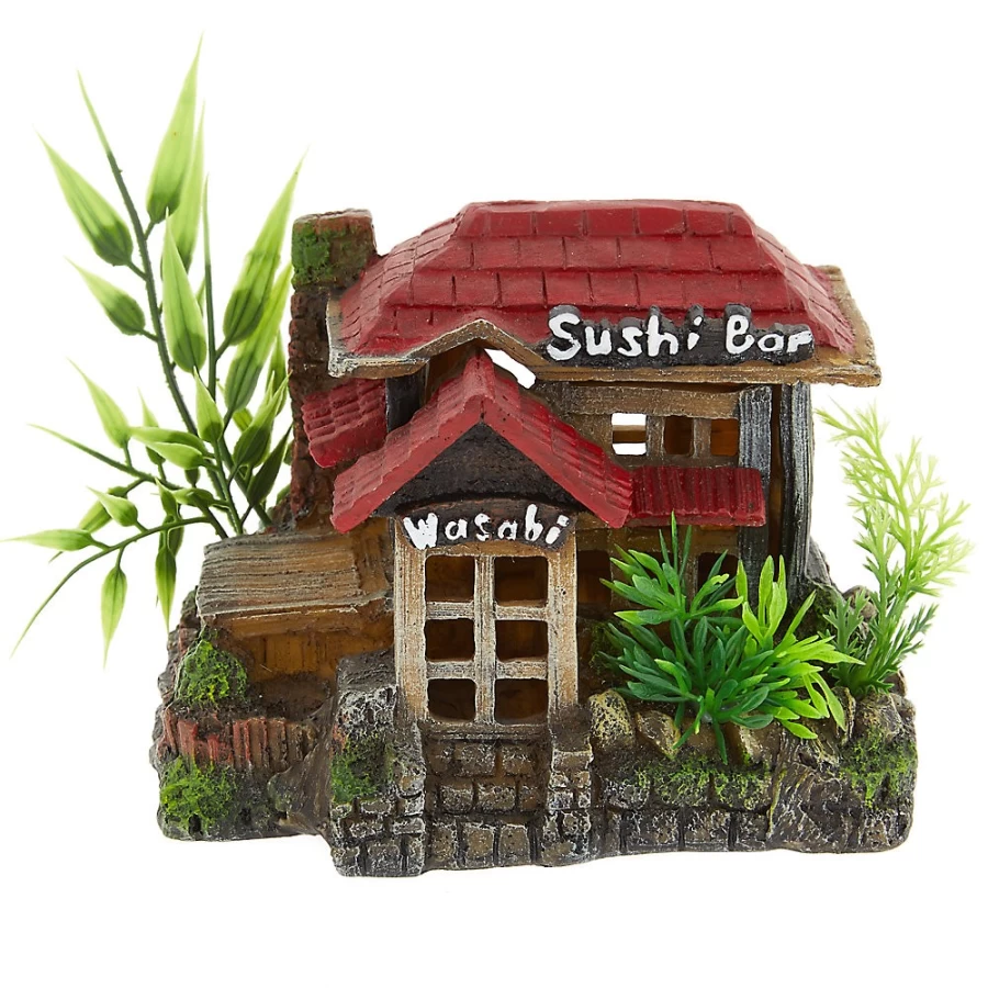 PetSmart Top Fin Sushi Bar Decorative Aquarium Ornament for Fish Tanks