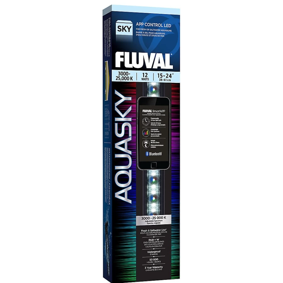 Fluval AquaSky 12W LED Aquarium Light for Freshwater & Saltwater Tanks | PetSmart