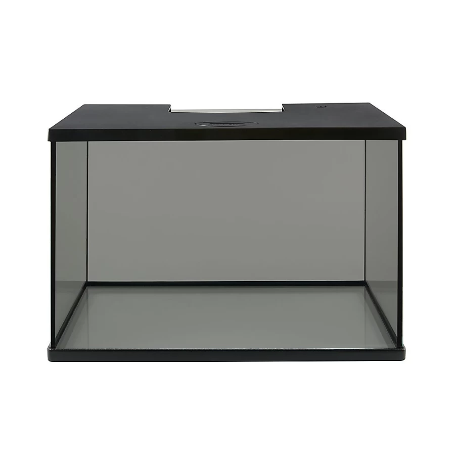 PetSmart Top Fin LED Black Glass Aquarium Tank with Energy-Efficient Lighting