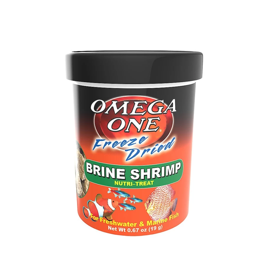 PetSmart Freeze-Dried Brine Shrimp for Fish - OmegaTrade Nutritional Aquatic Food