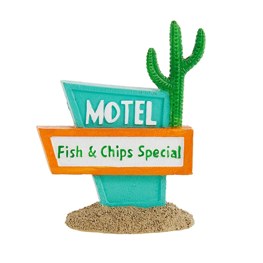 PetSmart Top Fin Motel Aquarium Decoration - Fish Tank Hideout for Small Fish