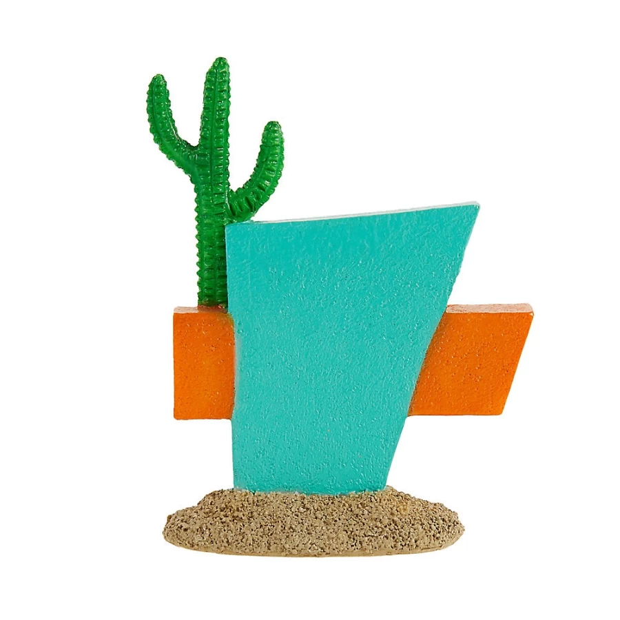 PetSmart Top Fin Motel Aquarium Decoration - Fish Tank Hideout for Small Fish