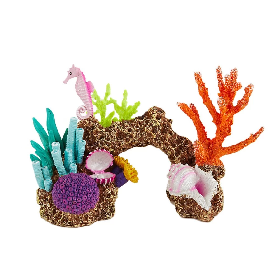PetSmart Top Fin Seahorse Decor - Unique Aquarium Ornament for Fish Tanks