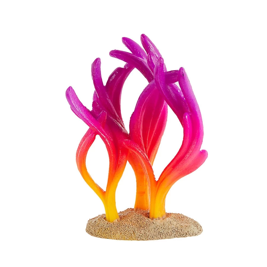 PetSmart Top Fin Stringy Coral Aquarium Decoration - Realistic Fish Tank Ornament for Aquatic Decor