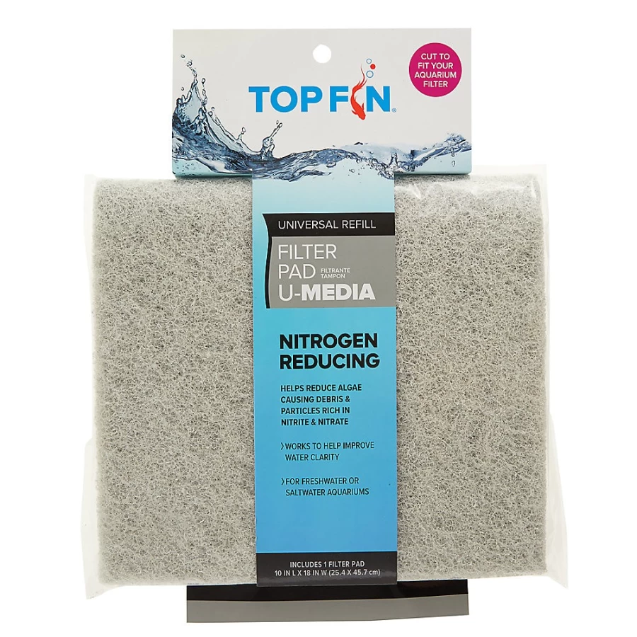 PetSmart Top Fin Nitrogen Reducing Filter Pad for Aquariums – Improve Water Quality & Reduce Harmful Nitrates