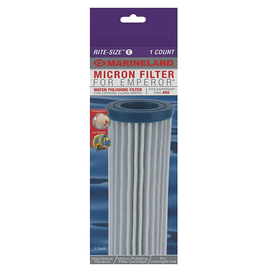 PetSmart Marineland Micron Internal Filter Cartridge for Aquariums – High-Efficiency Mechanical Filtration