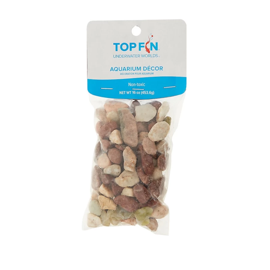 PetSmart Top Fin Natural Brown Stone Aquarium Decor for Fish Tank - Premium Mix