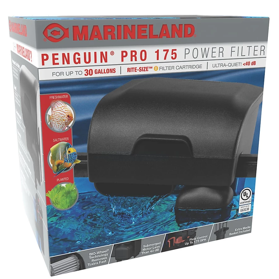PetSmart Marineland Penguin PRO 175 Gallon Power Filter – Advanced Aquarium Filtration System