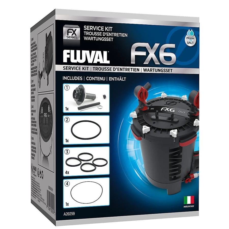 Fluval FX6 Canister Filter Maintenance Kit - Replacement Parts by PetSmart