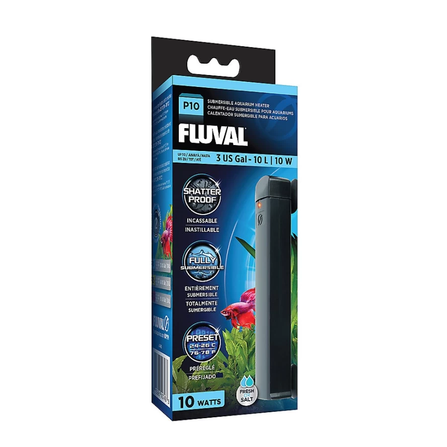 PetSmart Fluval P Series Submersible Aquarium Heater - Precision Temperature Control for Fish Tanks