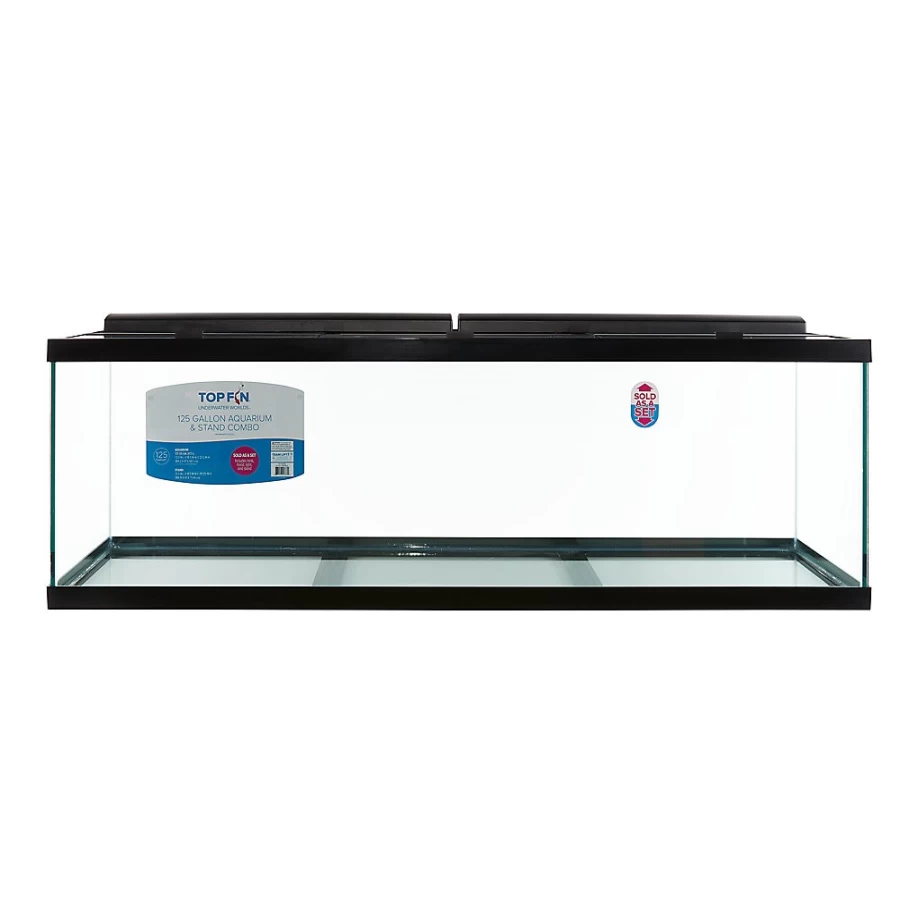 PetSmart 125 Gallon Top Fin LED Aquarium Stand Ensemble - Complete Fish Tank Kit with Lighting