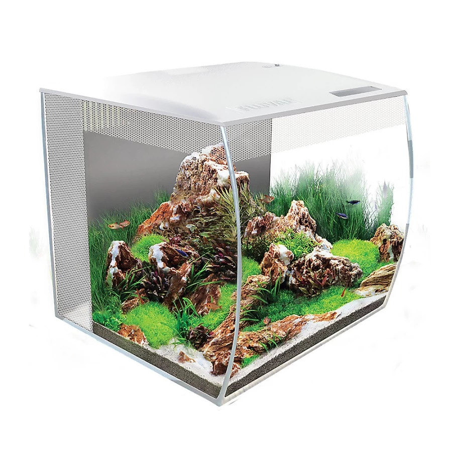 Fluval Flex 15 Gallon Aquarium Kit - All-in-One Fish Tank with LED Lighting by PetSmart