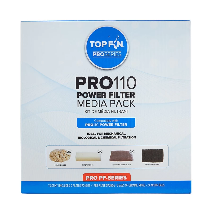 PetSmart Top Fin Pro Power Filter Media Pack – Premium Aquarium Filter Media for Optimal Water Clarity