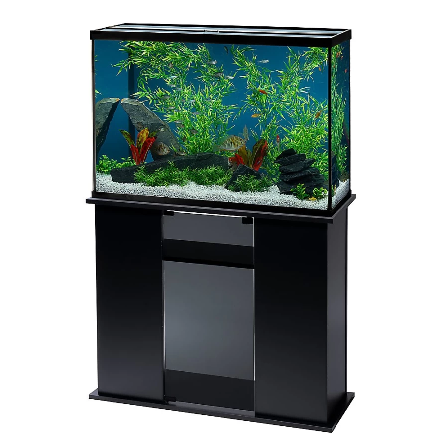 PetSmart Marineland 45 Gallon LED Aquarium Stand Kit - Simple Modern Design for Home or Office