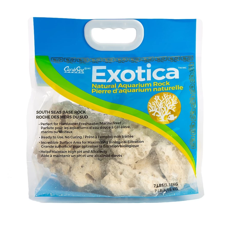 PetSmart CaribSea Exotica South Seas Base Rock for Aquarium - Natural Marine Reef Decor