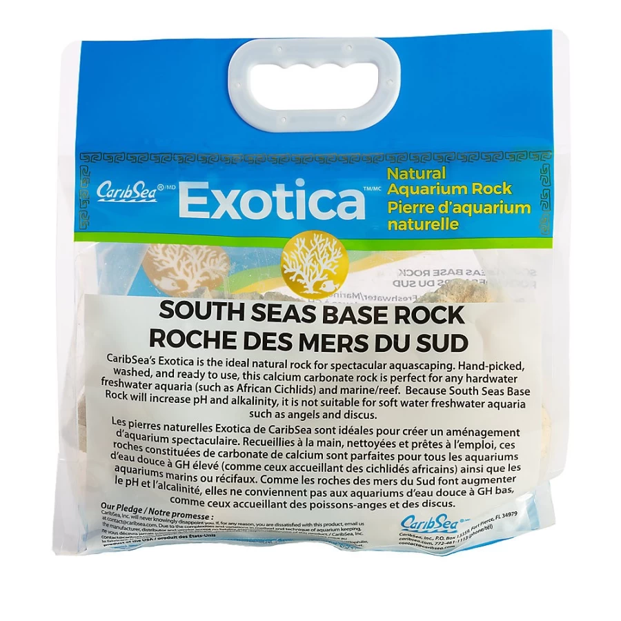 PetSmart CaribSea Exotica South Seas Base Rock for Aquarium - Natural Marine Reef Decor