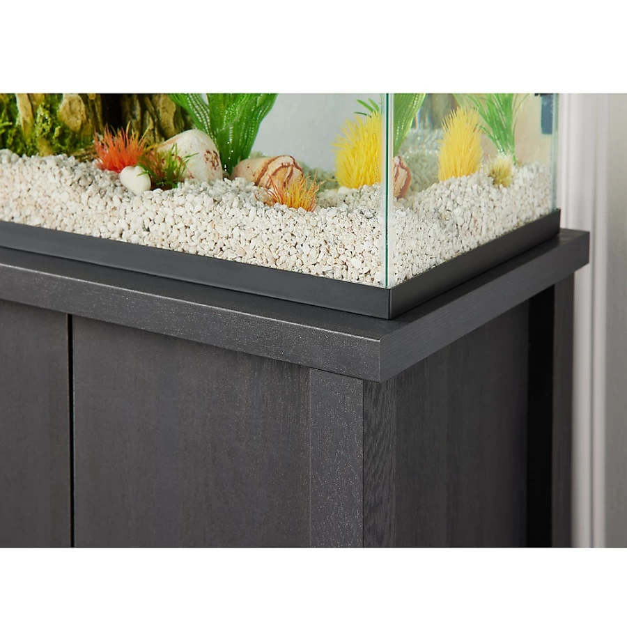 PetSmart Top Fin 10 Gallon Aquarium Stand - Sturdy Fish Tank Cabinet for Small Aquariums