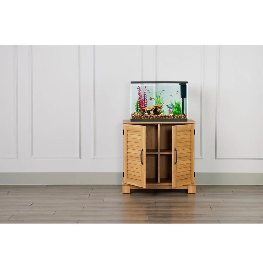 PetSmart Top Fin Aquarium Stand for 20-37 Gallon Fish Tanks – Sturdy & Stylish Storage Cabinet