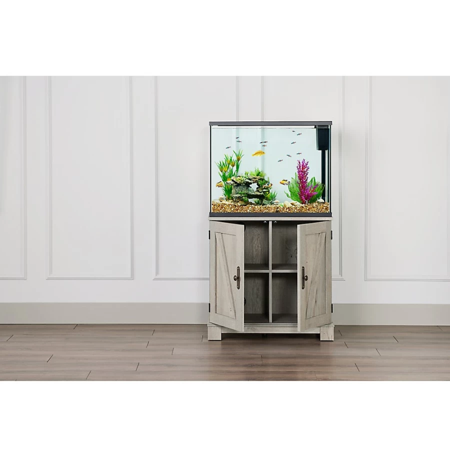 PetSmart Top Fin 20-37 Gallon Aquarium Stand for Fish Tanks – Sturdy & Stylish