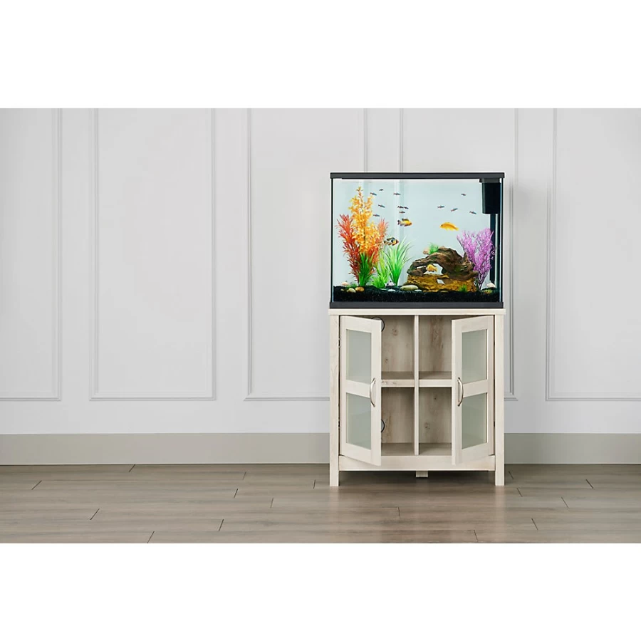 PetSmart Top Fin 20-37 Gallon Aquarium Stand for Fish Tanks – Sturdy & Stylish