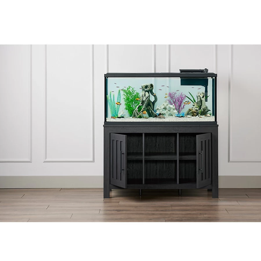 PetSmart 55-75 Gallon Top Fin Aquarium Stand - Heavy Duty Fish Tank Cabinet with Storage