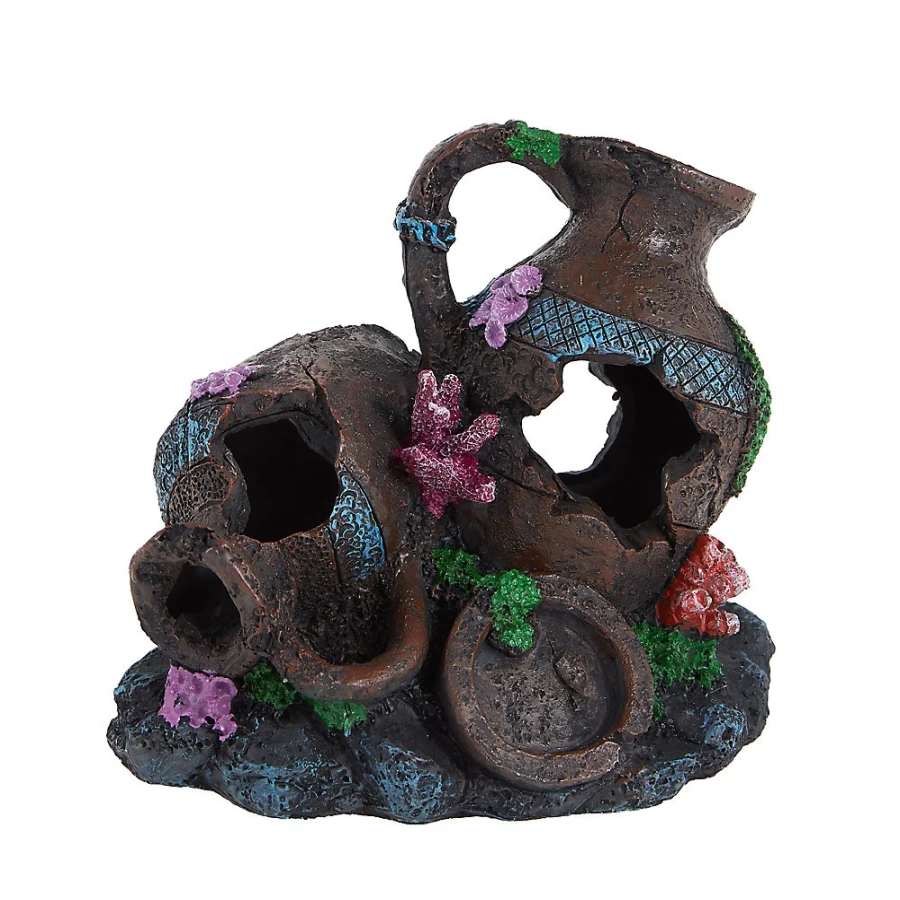 PetSmart Top Fin Sunken Jugs Decorative Aquarium Ornament for Fish Tanks