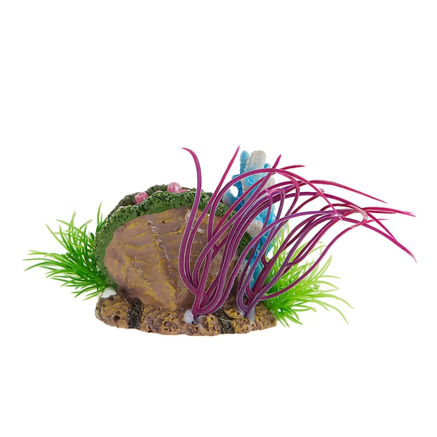 PetSmart Top Fin Vibrant Coral Plant Aquarium Decor Combo for Fish Tanks