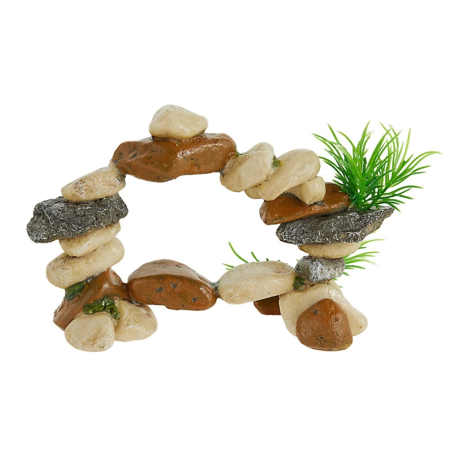 PetSmart Top Fin Rock Swim-Thru Fish Tank Decoration for Aquarium
