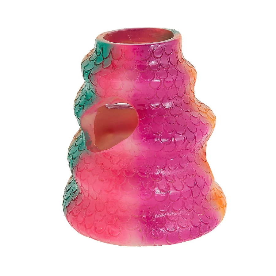 PetSmart Top Fin Rainbow Cave Fish Tank Decor - Colorful Aquarium Ornament for Tropical Fish