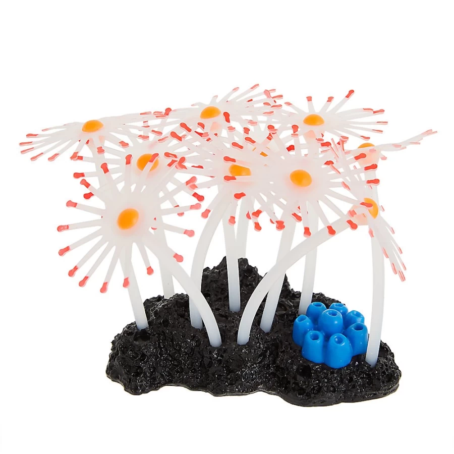 PetSmart Top Fin Wild Whimsical Flowers Aquarium Decoration for Fish Tank