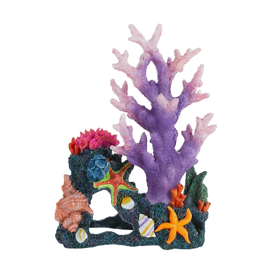 PetSmart Top Fin Purple Starfish Decor for Aquarium – Vibrant Saltwater Tank Ornament